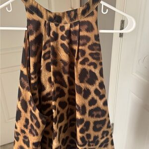 Leopard Print Women's Tank Top